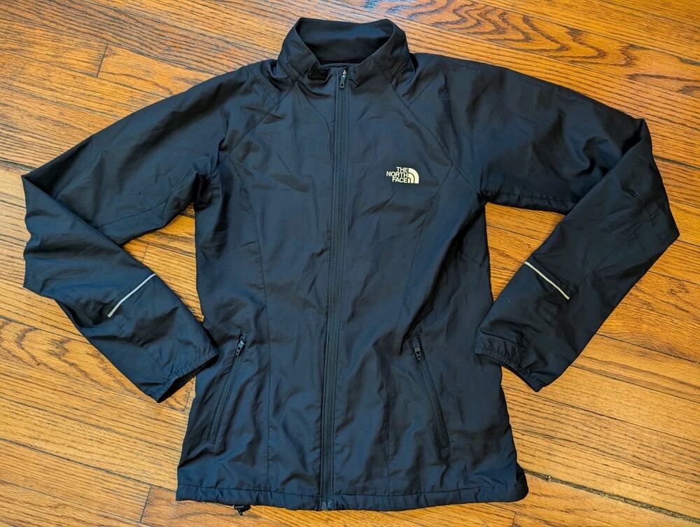 The North Face Black Lightweight Jacket Women's Small Adjustable